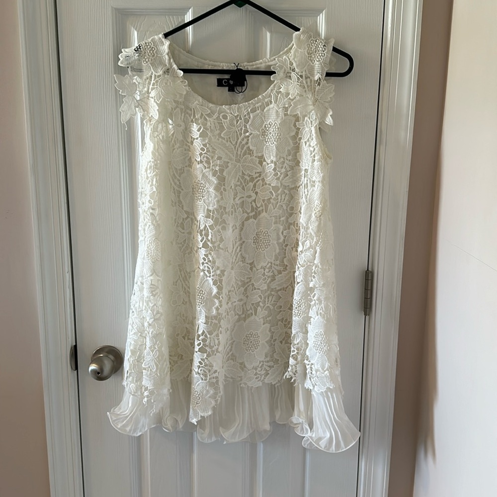 Girl size large lace dress
